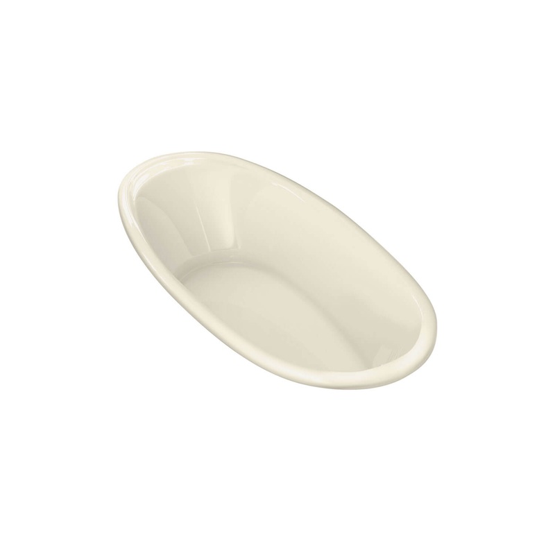 MAAX 106168-000-004 Saturna 7236 Acrylic Drop-in End Drain Bathtub in Bone