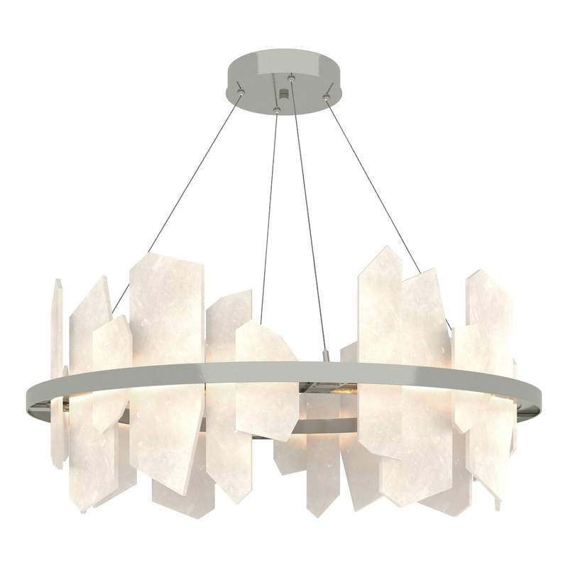 Volterra Circular LED Pendant Sterling