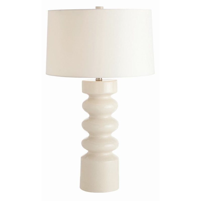 Arteriors 17540-667 Wheaton One Light Table Lamp White Crackle