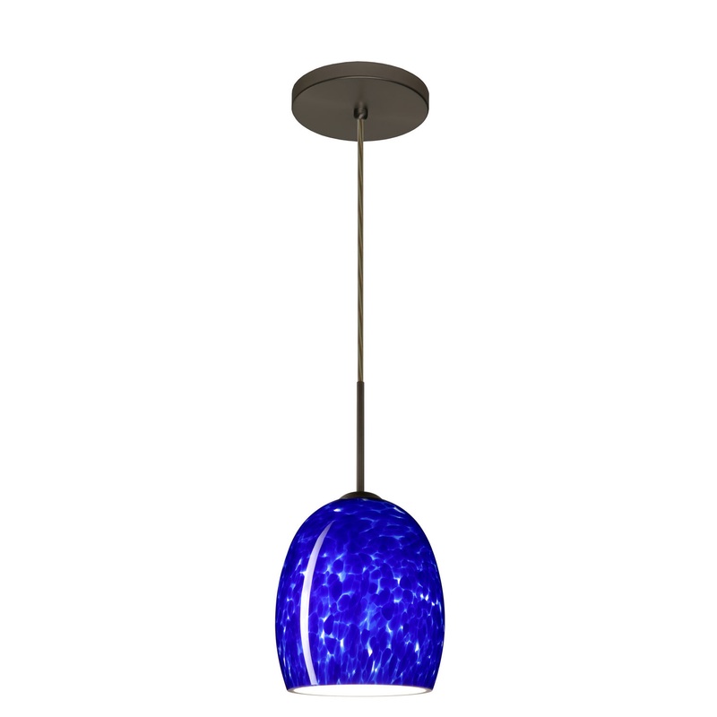 Besa 1JT-169786-LED-BR Lucia One Light Pendant Bronze