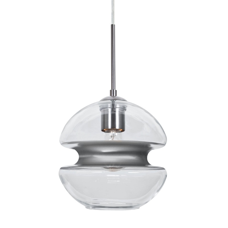 Besa 1JT-HULA8SL-SN Hula 8 One Light Pendant Satin Nickel