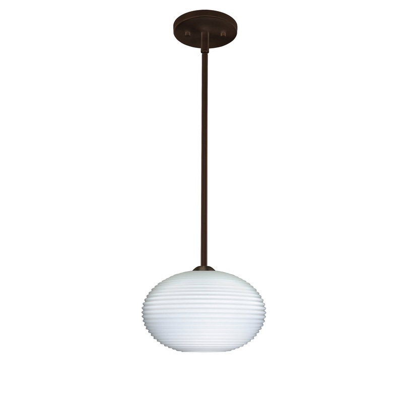 Besa 1TT-491307-LED-BR Pape One Light Pendant Bronze