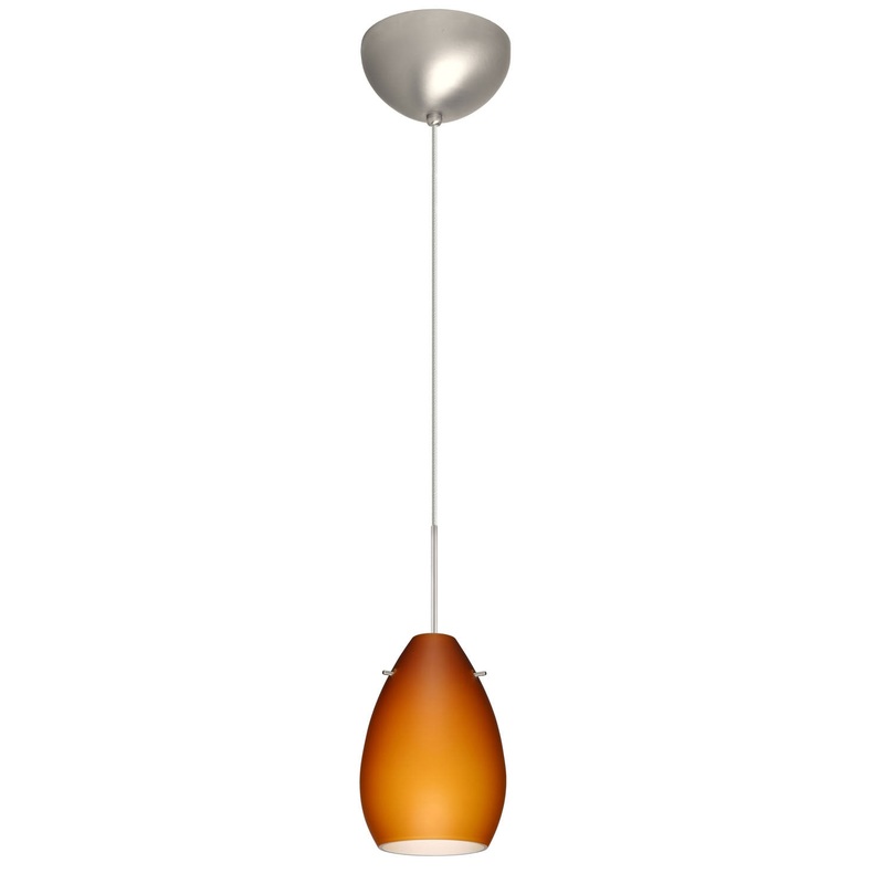 Besa 1XC-171380-SN Pera One Light Pendant Satin Nickel (Discontinued)