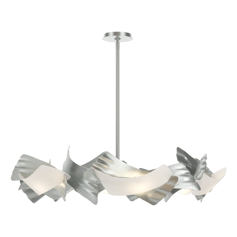 Crest 6-Light Circular Pendant Vintage Platinum