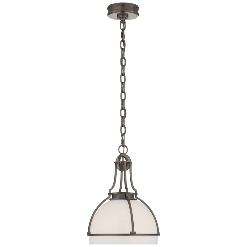 LED Pendant from the Gracie Collection in Bronze Finish by Visual Comfort Signature
