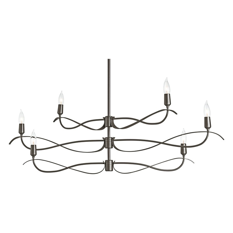Willow 6-Light Small Chandelier Oil Rubbed Bronze