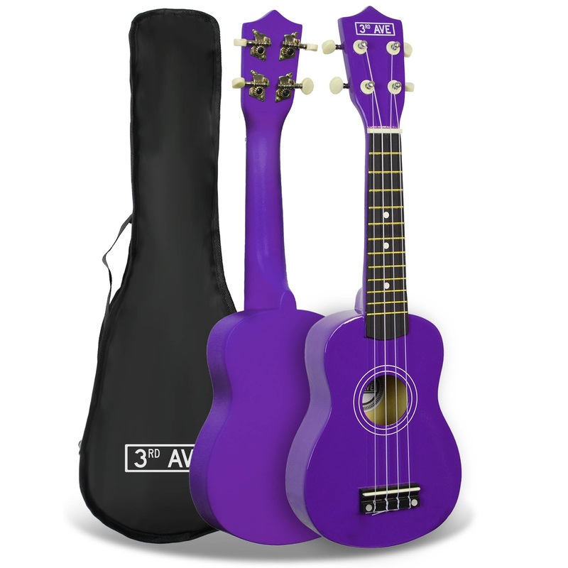 3rd Avenue Soprano Ukulele – Purple