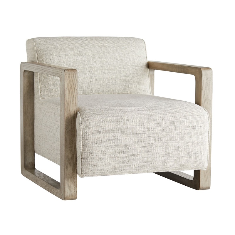 Arteriors DJ8079 Duran Chair Fieldstone Grey
