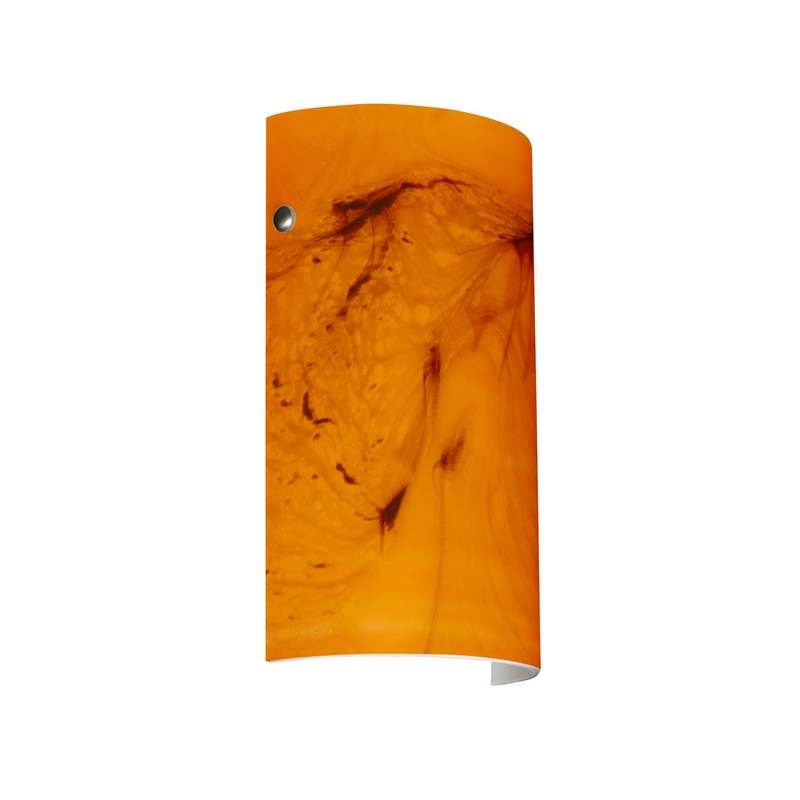 Besa 7042HB-LED-SN Tamburo One Light Wall Sconce Satin Nickel