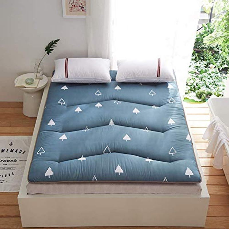 Futon giapponese materasso Tatami, albero di Natale per i bambini materasso, Tappetino pieghevole letto portatile materassino da campeggio bambini Sleeping Pad Piano Lounger Divano Letto,B,120* 200cm