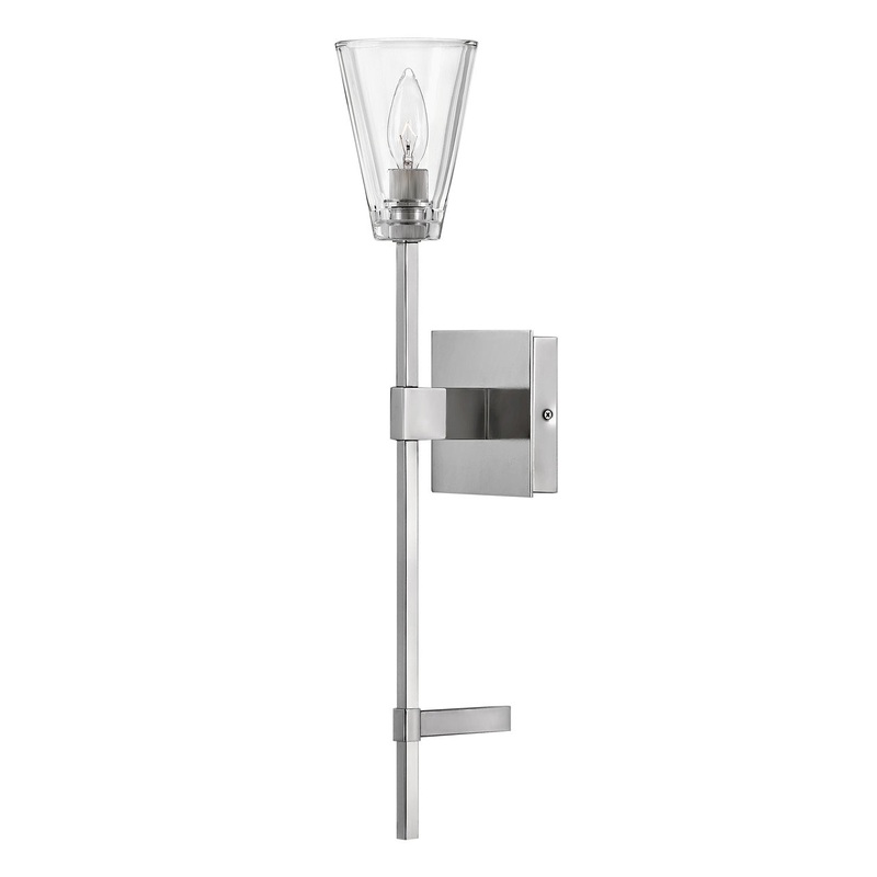 LED Vanity from the Auden Collection in Polished Nickel Finish by Hinkley