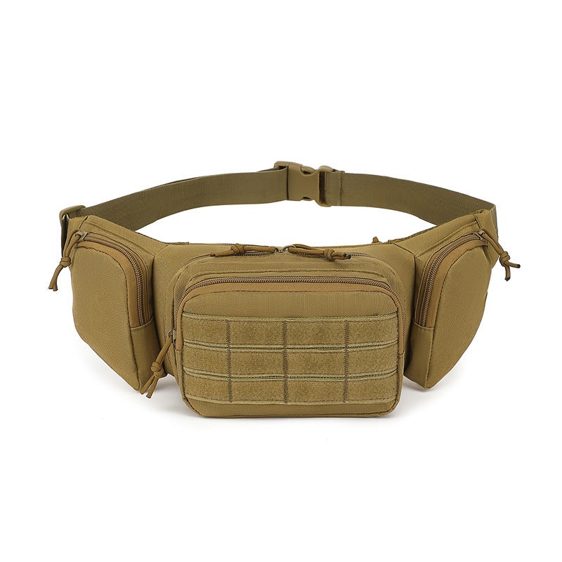 Tactical Waist Pack & Concealed Carry Bag – Multi-Pocket Fanny Pack with Adjustable Strap(Khaki)