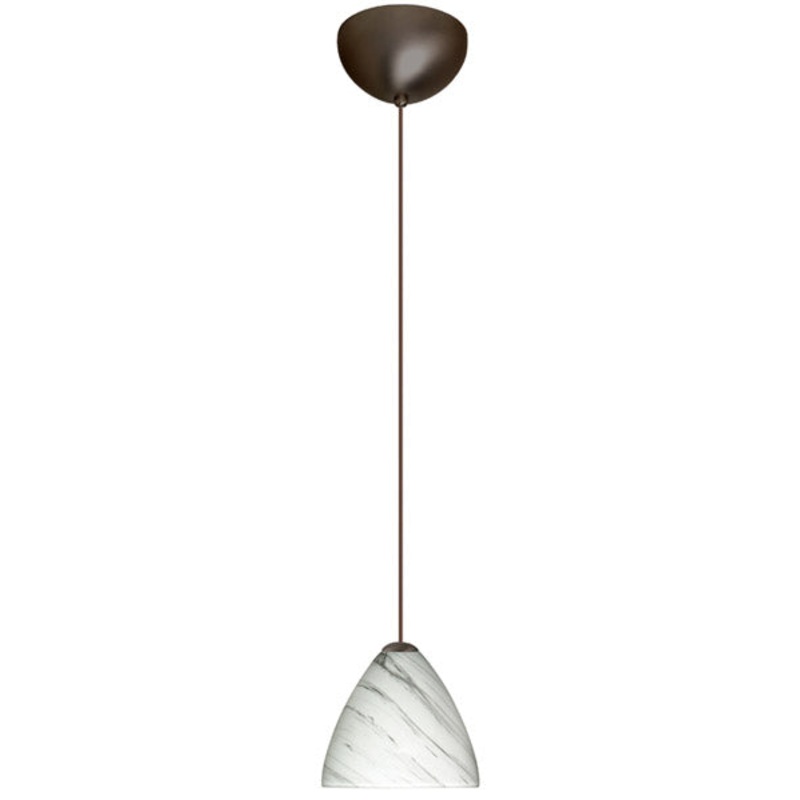 Besa 1XC-1779MG-BR Mia One Light Pendant Bronze