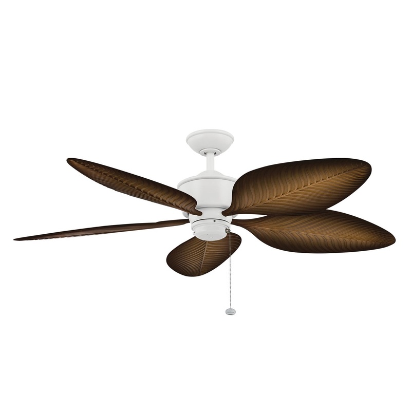 56″Ceiling Fan from the Nani Collection in Matte White Finish by Kichler