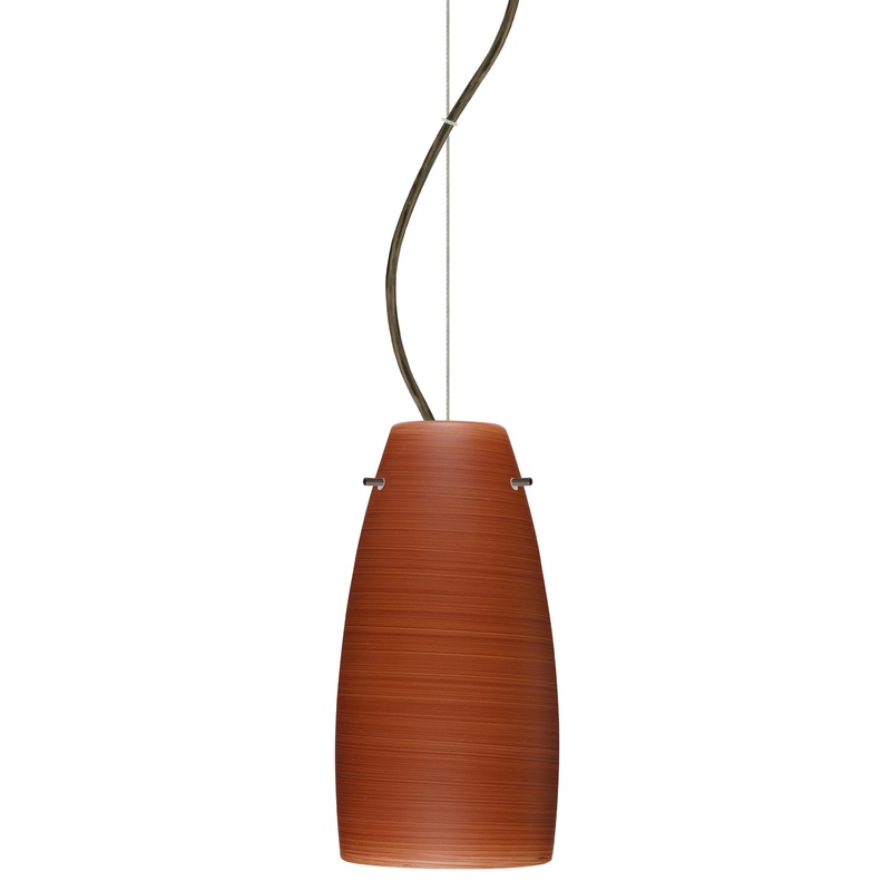 Besa 1KX-1512CH-BR Tao One Light Pendant Bronze