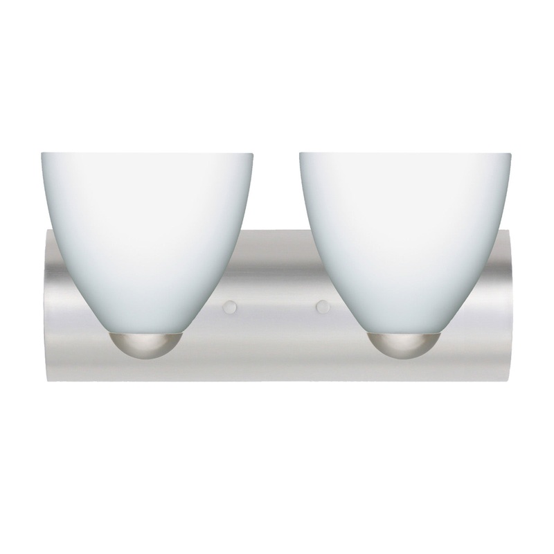 Besa 2WZ-757207-LED-SN Sasha Two Light Wall Sconce Satin Nickel