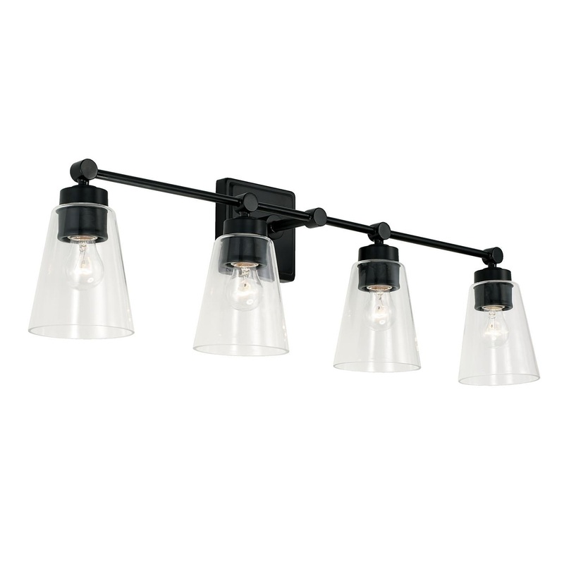 Capital Lighting 121841MB-432 Rory 4 Light Vanity Matte Black