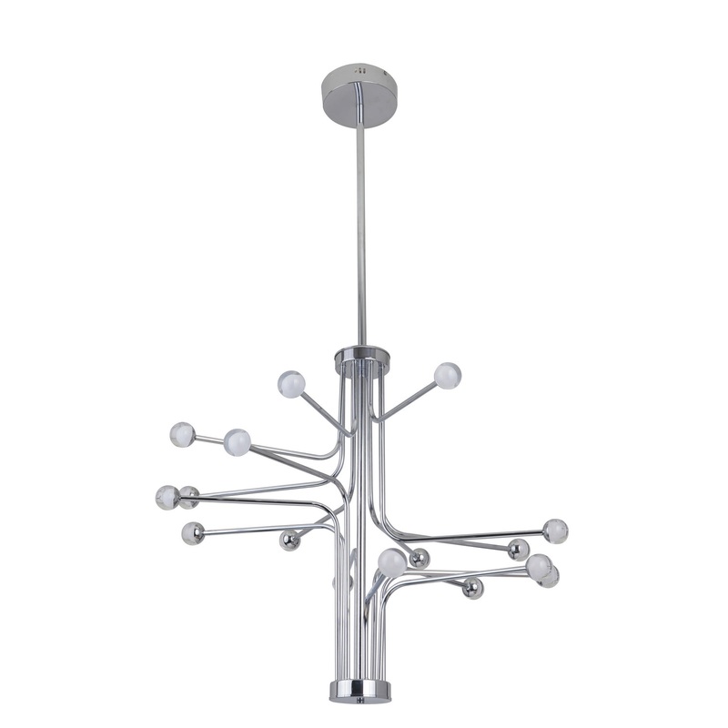 Craftmade 43016-CH-LED Solis LED Chandelier Chrome (Discontinued)