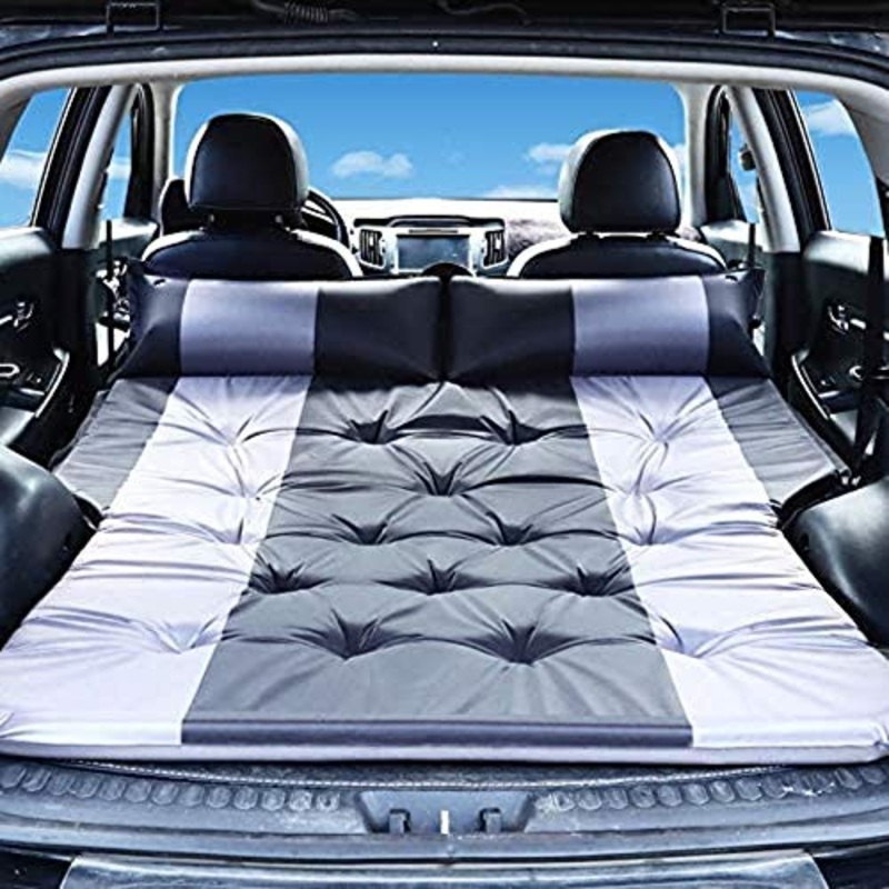 HongLianRiven Lettino da Viaggio Auto Gonfiabile Bed Auto Gonfiabile Auto Gonfiabile Letto Posteriore Materasso di Sonno off-Road Tronco di Viaggio Cuscino d’Aria Letto 5-12 (Color : White)