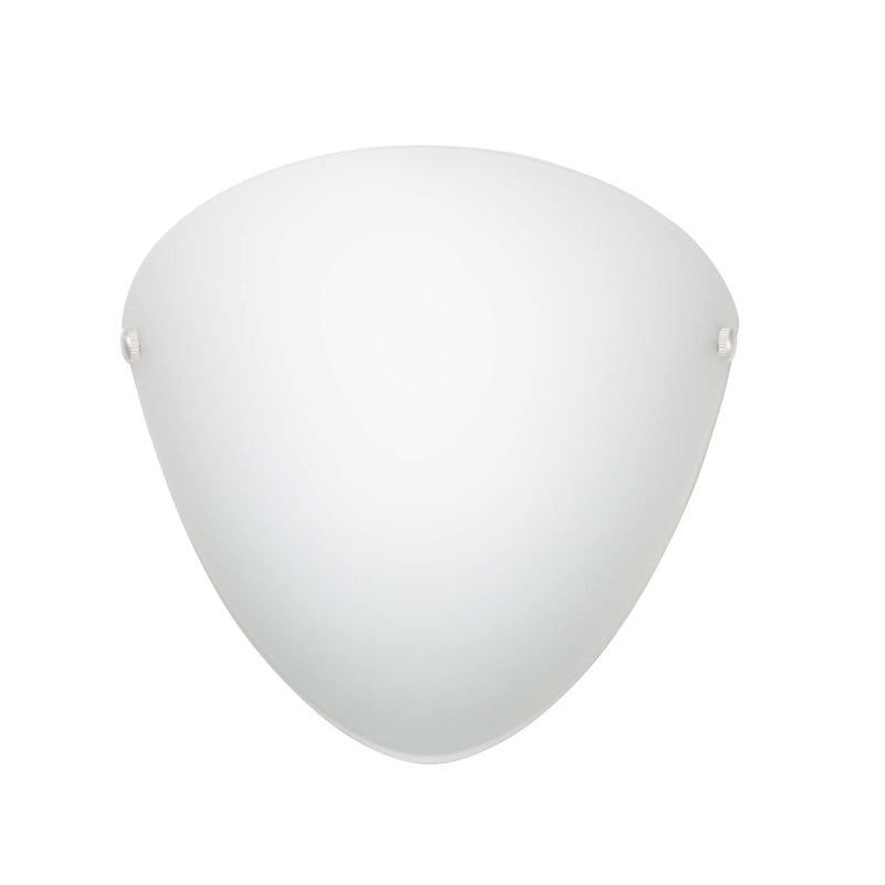 One Light Wall Sconce from the Kailee Collection in White Finish by Besa