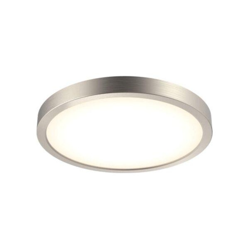 10″ Round Indoor/Outdoor LED Flush Mount White 120/277/347V | 0-10V Dimming