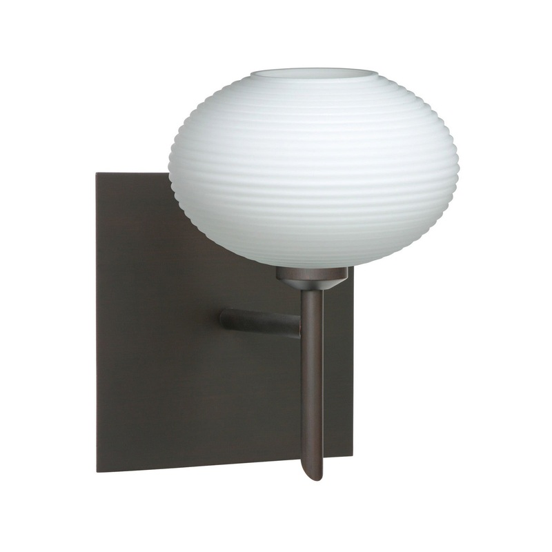 Besa 1SW-561207-BR-SQ Lasso One Light Wall Sconce Bronze