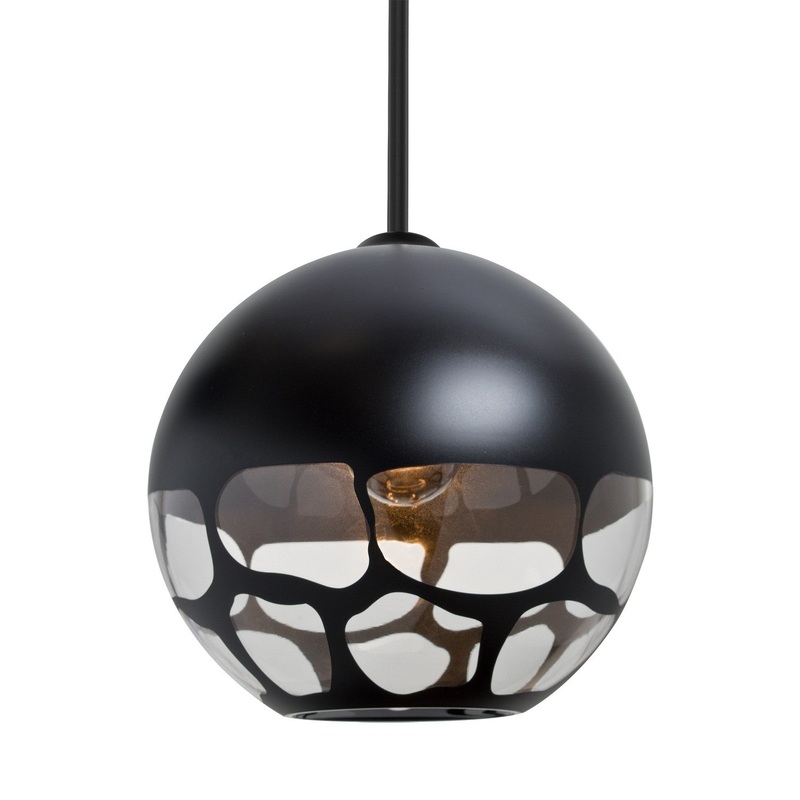 Besa 1TT-ROCKYBK-LED-BK Besa Rocky Stem Pendant LED Pendant Black