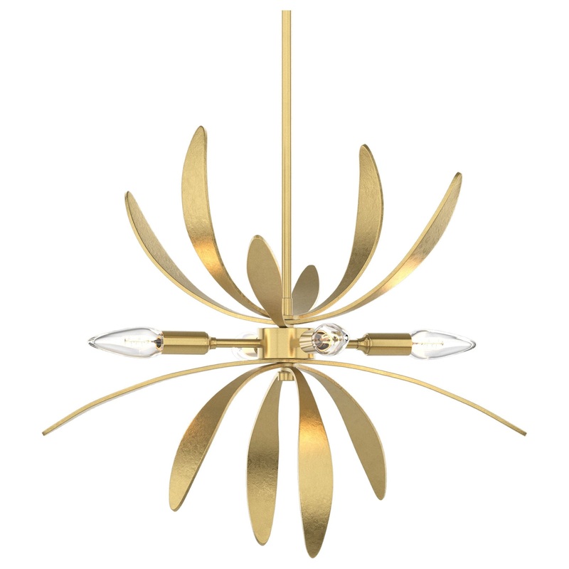 Dahlia Mini Pendant Modern Brass