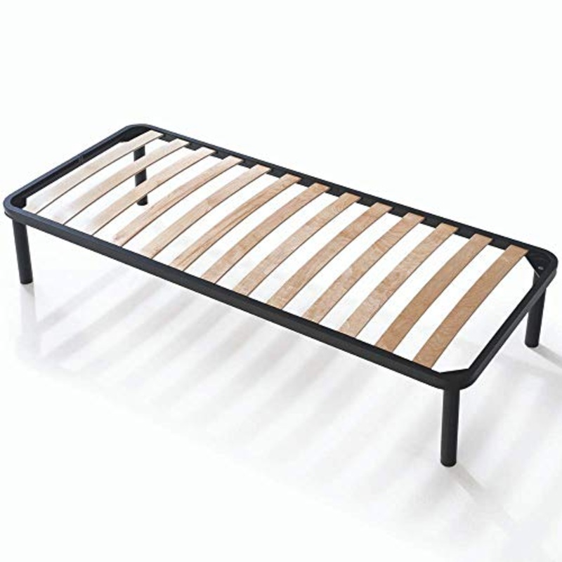 EVERGREENWEB – Miglior Rete Letto Singolo 90×200 a Doghe in Legno Ortopedica Alta 35 cm Rinforzata + Kit 4 Piedi Smontabili, Struttura in Ferro, Base da Incasso per Letti e Materassi Singoli, Saldi