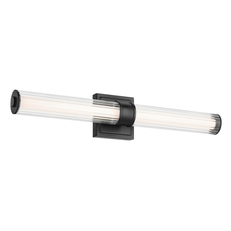 Kichler 55196BKLED LED Linear Bath, Black