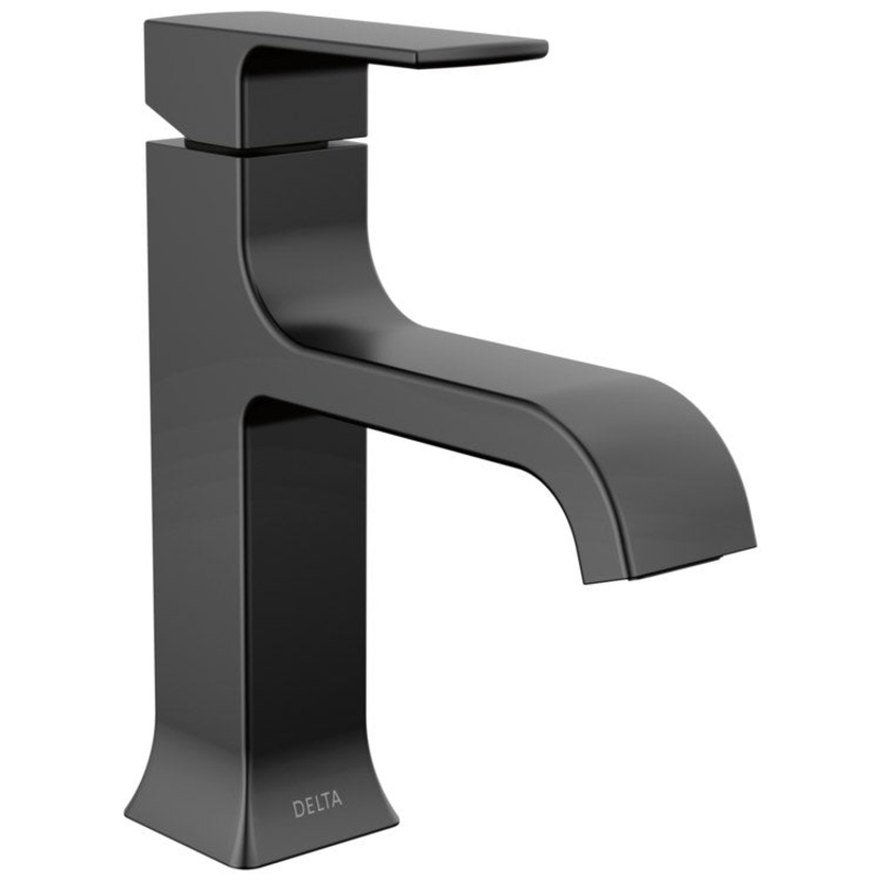 Lavatory Faucet Velum 1 Lever ADA WaterSense Matte Black 1.2 Gallons per Minute 3-3/4 Inch