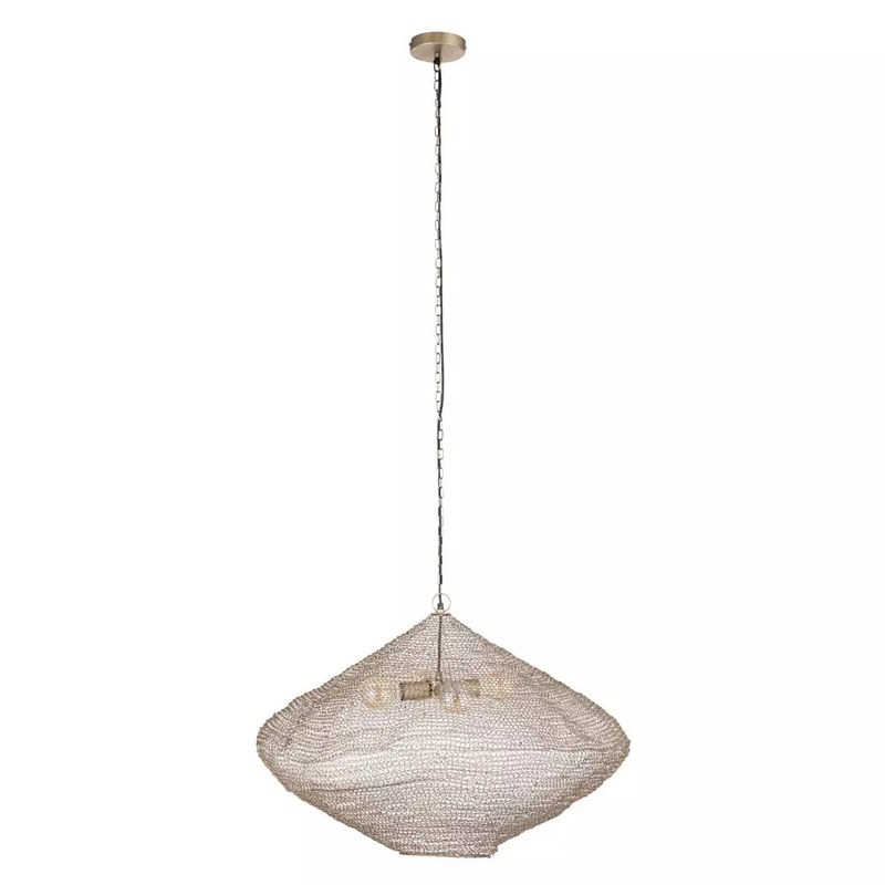 Warren 4-Light Pendant Antique Brass