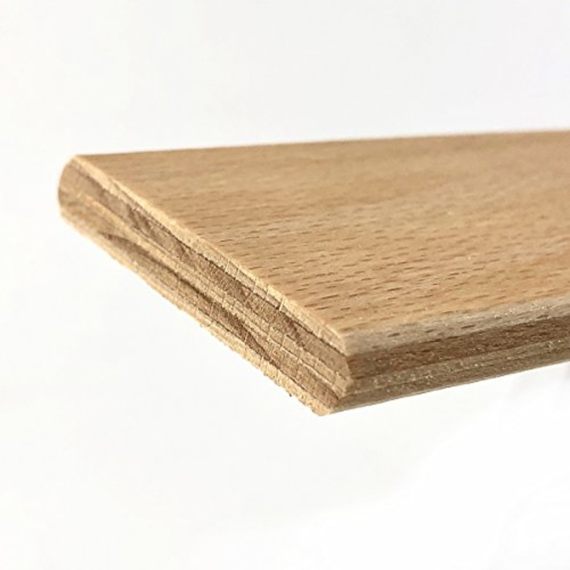 10 Listelli Curvati in Legno di Faggio – Ricambio per Doga  5,2 X 79 X 0,8 Cm