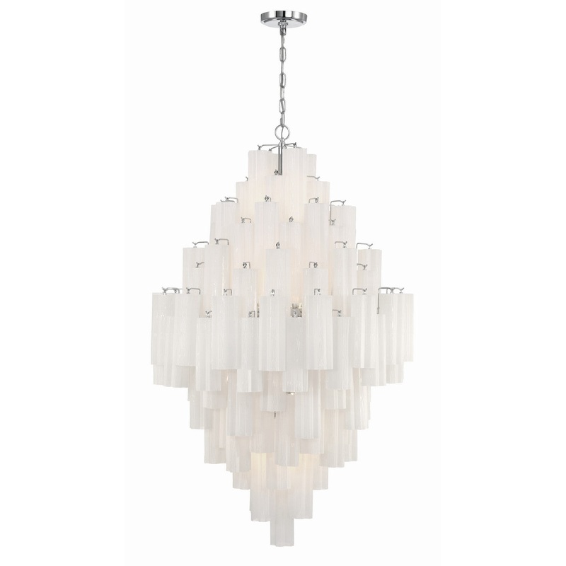 20 Light Chandelier from the Addis Collection in Polished Chrome Finish by Crystorama