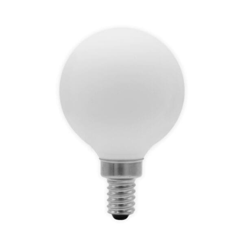 4.0W G16 Globe Shape, E12 Base, Warm To Dim Filament Bulb W/ Porcelain White Finish, Input Voltage 120V Ac, 4.0W/260 Lumens, Cri 96.7, Cct 1800-2700K LED Miniature Lamp by Emery Allen