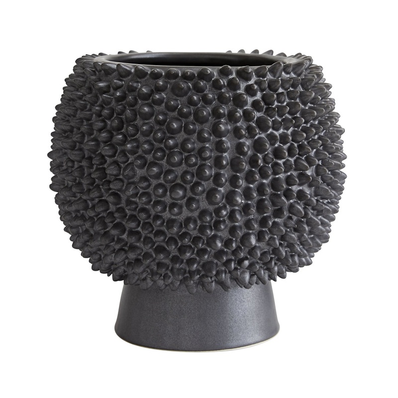 Arteriors 7830 Daria Vase Matte Black