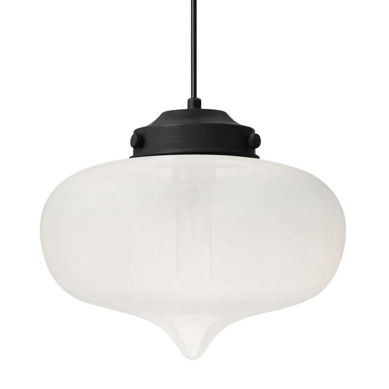 Besa 1JC-MIRAFR-BK Besa Mira Pendant One Light Pendant Black