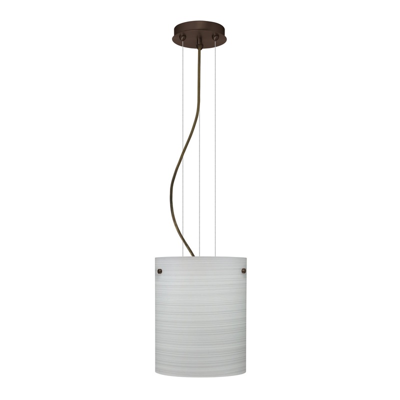 Besa 1KG-4006KR-LED-BR Tamburo One Light Pendant Bronze
