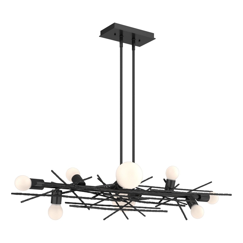 Brindille 8-Light Linear Pendant Ink