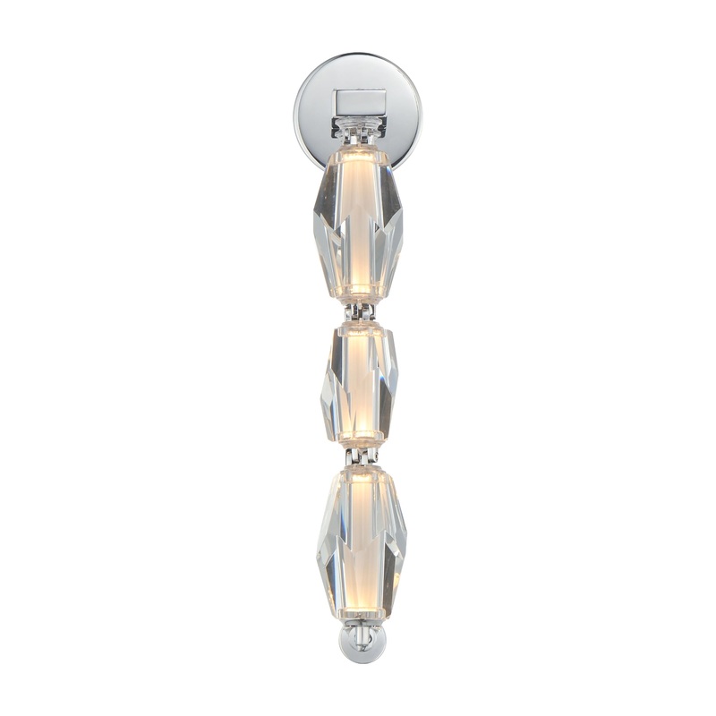 Dolce Vita 17″ LED Wall Sconce Polished Chrome