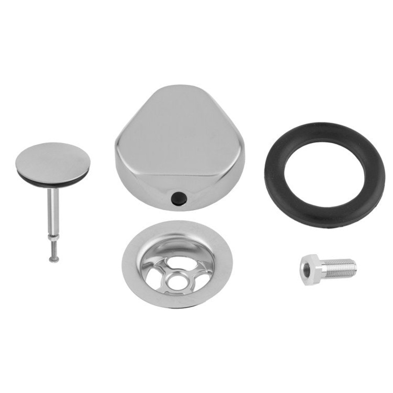 Drain Trim Decorative Cable for Gerberit Subassembly & Gerberit PVC Tubular Subassembly Satin Gold Brass