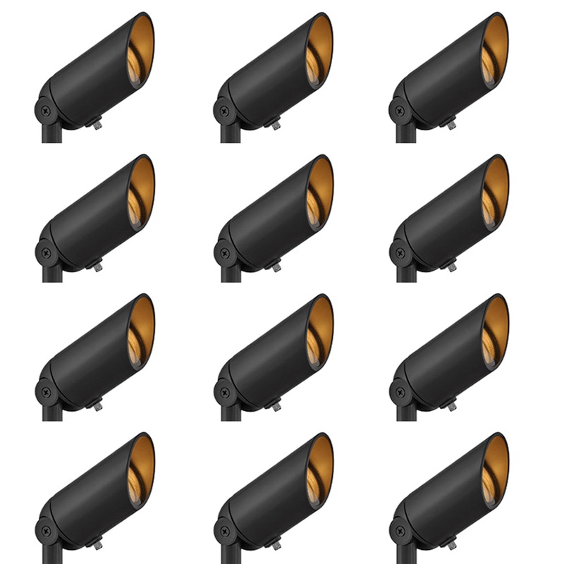 Hardy Island Accent Spot Light Satin Black 8W MR16 LED (12-Pack)