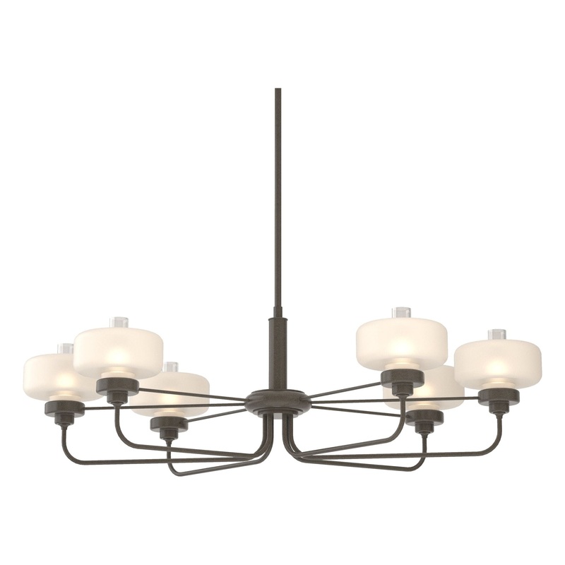 Nola Pendant Dark Smoke Clear Glass with Frosted Diffuser (YE)