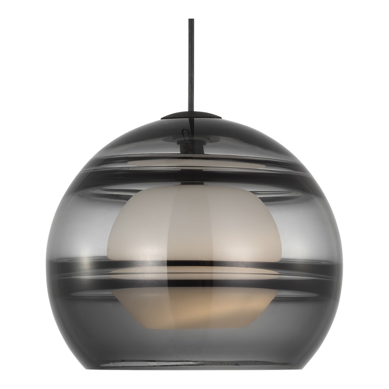Sedona Large Pendant Nightshade Black Smoke None