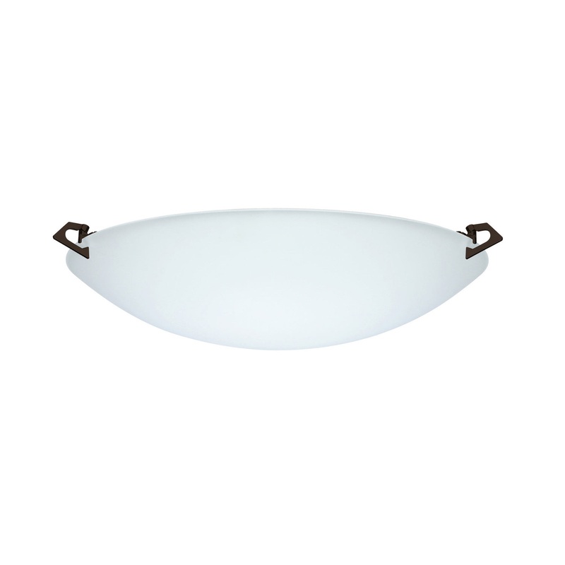 Two Light Ceiling Mount from the Sonya Collection in Bronze Finish by Besa
