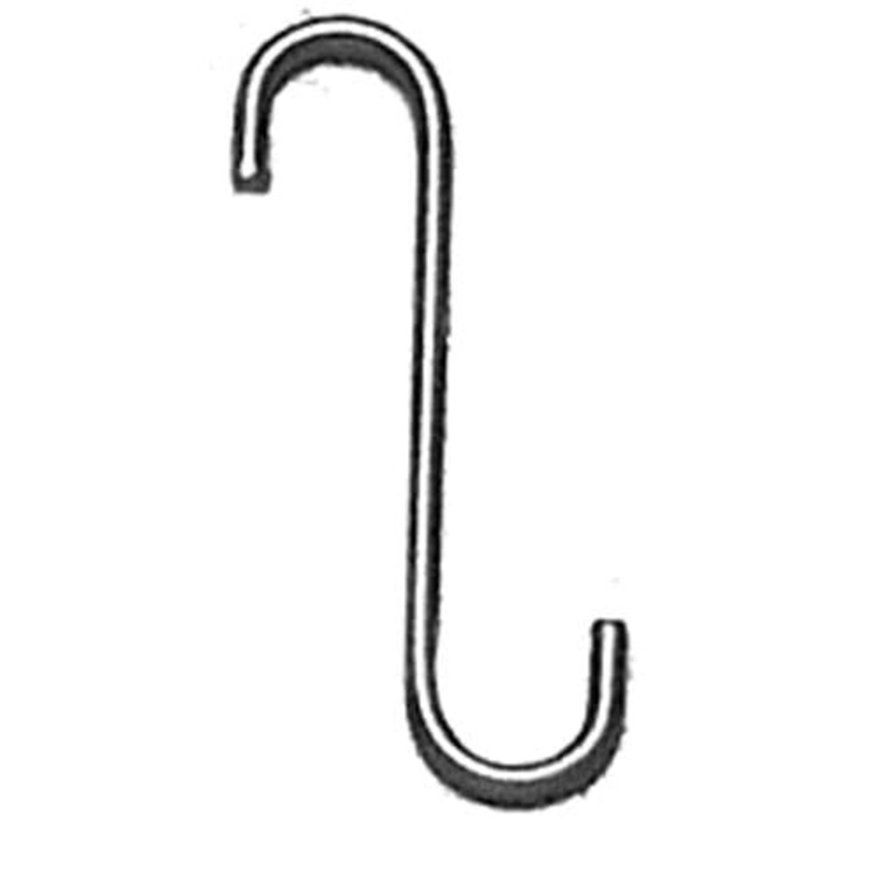 Village Wrought Iron SH-6-A S Hook 6 Inch L and 3/4 Inch W