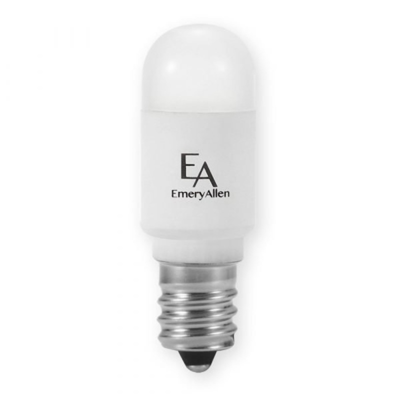 2.50 Watt LED, 250  Lumens, E12 Candelabra base, 120 Volt Light Bulb by Emery Allen