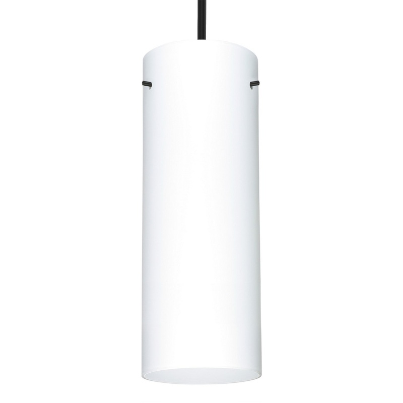 Besa 1TT-412807-LED-BK Besa Stilo 18 Stem Pendant LED Pendant Black