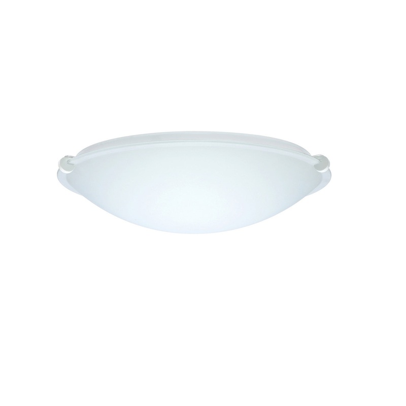 Besa 968207-HAL-WH Trio One Light Ceiling Mount White