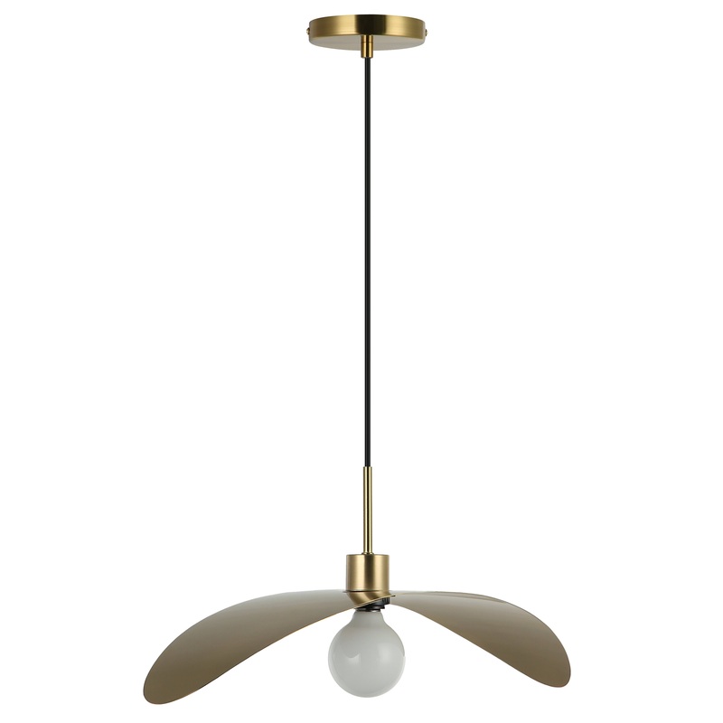 Christobel 1-Light Pendant Aged Brass